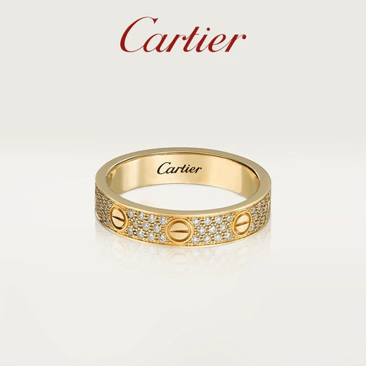 Cartier Love Ring Small Model Paved